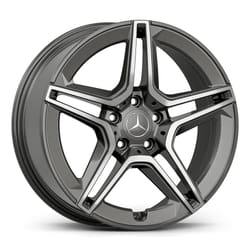7.5X17" PCD 5X112 AGT Wheels 17273 ET38 66.60 mm Titan Diamond
