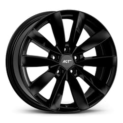 8.0X18" PCD 5X105 AGT Wheels 18271 ET35 67.10 mm Gloss Black