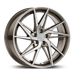 8.0X18" PCD 5X108 AGT Wheels 18259 FER-R02 ET35 72.60 mm Bronze Diamond