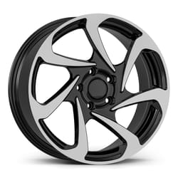 8.0X18" PCD 5X110 AGT Wheels 18286 ET45 65.10 mm Gloss Black Diamond