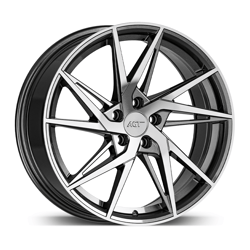 8.0X18"PCD 5X112 AGT Wheels 18259 Fer-R02 ET35 Titan Diamond 72.60 mm