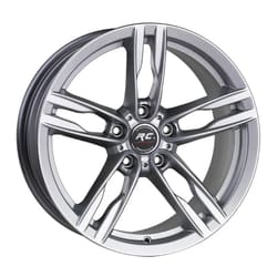 8.5X19" PCD 5X120 RC 182 SILVER ET33 72.6 mm