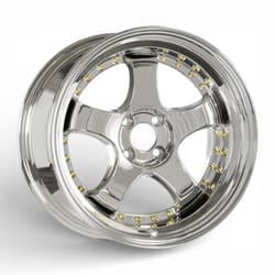 9.0X16" PCD 4X100 SSR Wheels L002-16 67.10 mm Silver Chrome