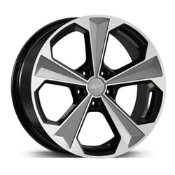 9.0X20" PCD 5x108 AGT Wheels 20062 Bavyera ET38 72.60 mm Black Silver Diamond