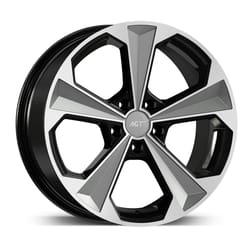 9.0X20" PCD 5x112 AGT Wheels 20062 Bavyera ET38 72.60 mm Black Silver Diamond