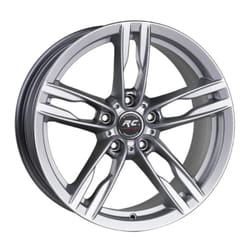 9.5X19" PCD 5X120 RC 5065 ET40 72.6 mm SILVER