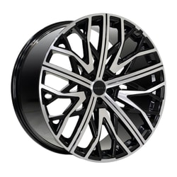10.5X23" PCD 5x112 AGT Wheels 135 ET35 66.60 mm Black Diamond