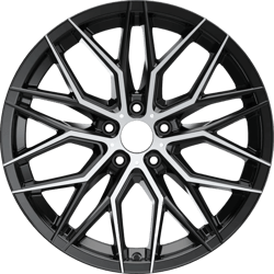 10.0X20" Arceo Wheels ARC 20141 Valencia Black Diamond PCD 5x120 ET40