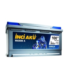 12V 100Ah İnci Akü Maxim A Gorilla