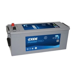 12V 145Ah Exide Power Pro Fully Closed R+ Side