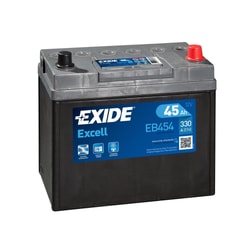 12V 45Ah Exide Excell Japanese L+