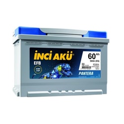 12V 60Ah İnci Akü Start-Stop EFB Pantera