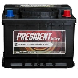 12V 60Ah President Akü Standart L2