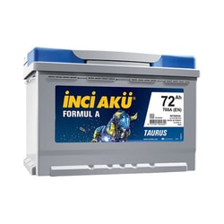 12V 72A İnci Akü Formul A Taurus