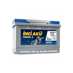 12V 72Ah İnci Formula A Taurus Standart Akü