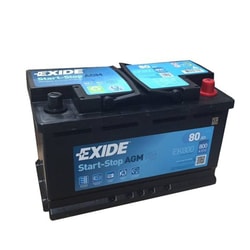 12V 80Ah Exide AGM Start-Stop Standard R+