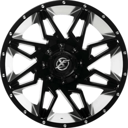 12X20" PCD 6X139 EMR Wheels EMR-218-01 ET7 139.7 mm Matt Black