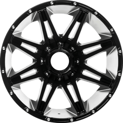 12X20" PCD 6X139 EMR Wheels EMR-220-01 ET7 139.7 mm Matt Black