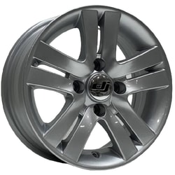 5.5X13" PCD 4X100 DJ Jant 383 ET20  67.1 mm SILVER