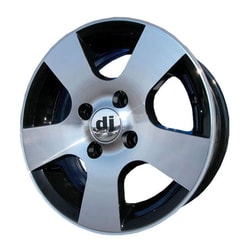5.5X13" PCD 4X100 DJ Jant DJ-321/A BLACK DIAMOND ET30 67.1 mm