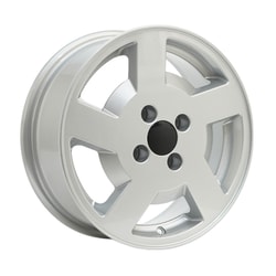 5.5X14" PCD4X98 AGT Wheels 14186 ET34 Full Silver 58.6 mm