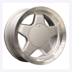 6.0X13" PCD 4X98 SLK 1617 ET13 58.6 mm Silver Lip Machine
