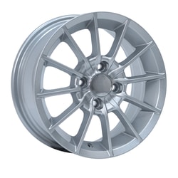 6.0X14" PCD 4X100 AGT Wheels 404  ET35 56.7 mm Full Silver