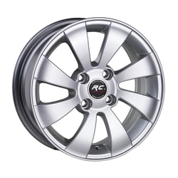 6.0X14" PCD 4X100 RC 133 SILVER ET35 67.1 mm