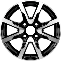 6.0X14" PCD 4X108 CMS CMS-1010-04 ET35 Diamond Black Gloss 67.2 mm