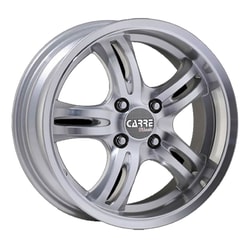 6.0X14" PCD 4X108 Techline CRS-410 SILVER DIAMOND ET35 63.4 mm