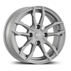 6.0X14" PCD 5X100 AGT Wheels 461 ET35 57.10 mm Full Silver