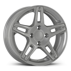 6.0X15" PCD 4X100 AGT Wheels 15281 ET35 67.10 mm Full Silver