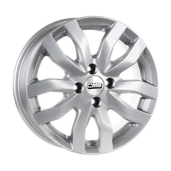 6.0X15" PCD 4X100 CMS 985 ET40 67.2 mm SILVER RACING