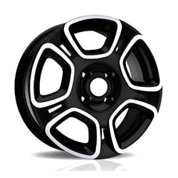 6.0X15" PCD 4X100 FD Wheels 15189 ET35  67.1 mm MATT BLACK DIAMOND