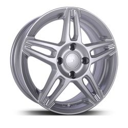 6.0X15" PCD 4x108 SLK 1684 ET45 63.3 mm Full Silver