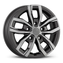 6.0X16" PCD 5X118 AGT Wheels 16275 ET68 71.10 mm Titan Diamond