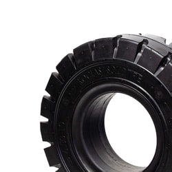 6.50-10 Maximum Solid Tire Platinum Siyah Dolgu Segmansız