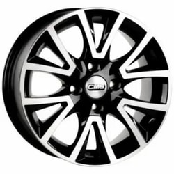 6.5X15" PCD 4X100 CMS 832 ET35 67.2 mm BLACK DIAMOND GLOSS