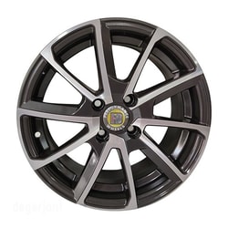 6.5X15" PCD 4X100 FD Wheels 540 GUN METAL DIAMOND ET35 67.1 mm