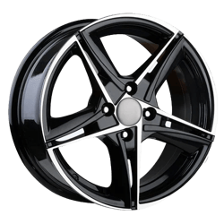 6.5X15" PCD 4X100 FD Wheels 546 ET35  67.1 mm BLACK DIAMOND