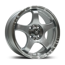 6.5X15" PCD 4X100 Tork TRK-391 ET35 Silver 73.1 mm
