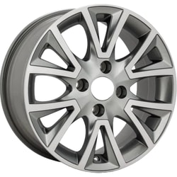 6.5X15" PCD 4X108 CMS CMS-832-08 ET20 Diamond Racing Silver 65.1 mm