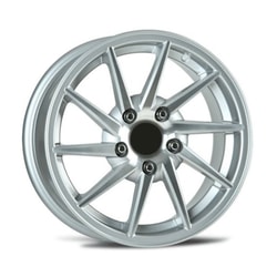 6.5X15" PCD 4X108 FD Wheels 586 FULL SILVER ET25 67.1 mm