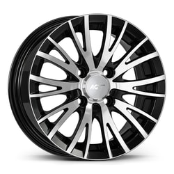 6.5X15" PCD 5X108 AGT Wheels 15014 67.10 mm Gloss Black Diamond