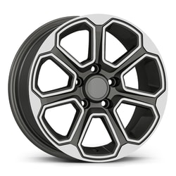 6.5X15" PCD 5X108 AGT Wheels 15285 ET35 63.40 mm Matt Titan Diamond