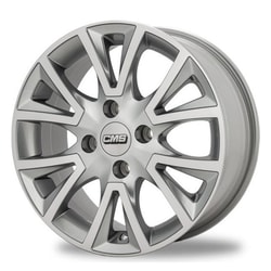 6.5X15" PCD 5X108 CMS 832 Diamond Silver Racing  ET40 67.2 mm