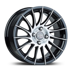 6.5X15" PCD 5X112 Carre CAR-503 ET35 Black Machined 66.6 mm