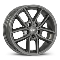 6.5X16" PCD 4X100 AGT Wheels 16255 ET38 Matt Titan 67.10 mm