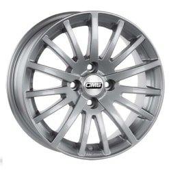 6.5X16" PCD 4X100 CMS CMS-466 ET42 Silver 67.1 mm