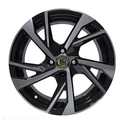 6.5X16" PCD 4X100 FD Wheels 16088 GUN METAL DIAMOND ET35 67.1 mm